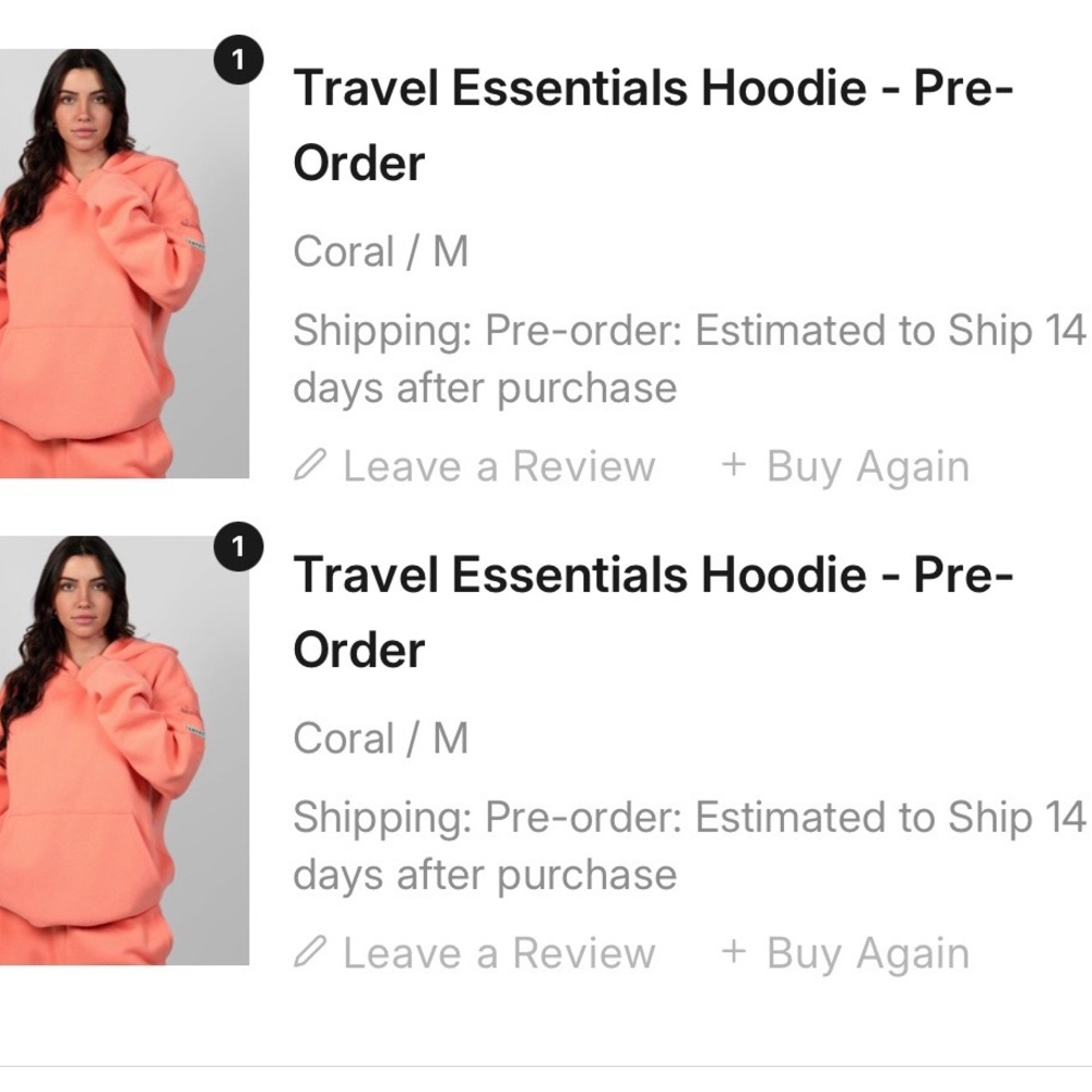 Travel Essentials Coral Women's Hoodie